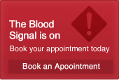 The blood signal is on. Book your appointment today